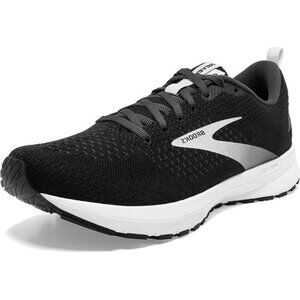 Brooks Revel 4 Hybrid Running Shoe in Black/Oyster/Silver
